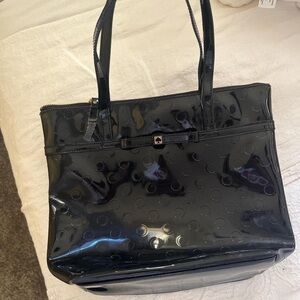 Kate Spade ♠️ Black Patent Leather Tote